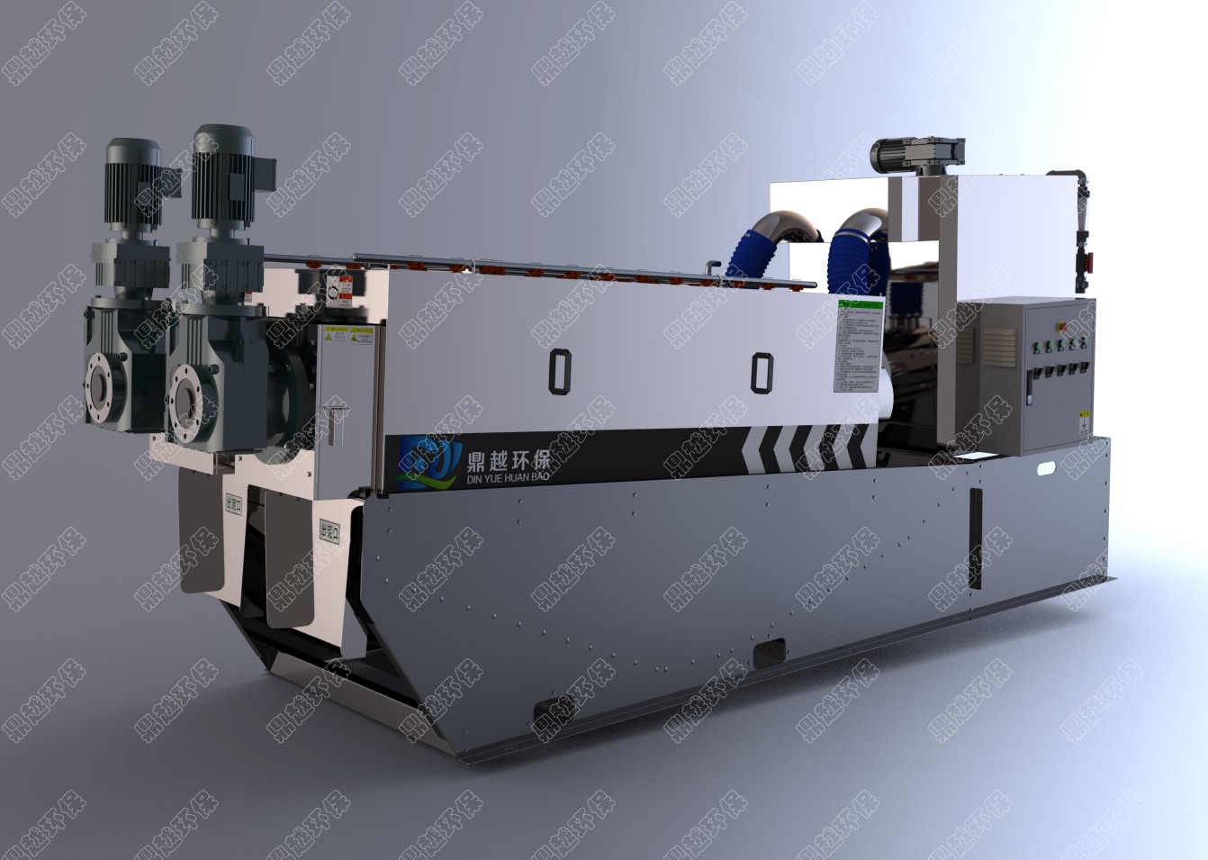 化工污水處理行業疊螺式污泥脫水機應用案例